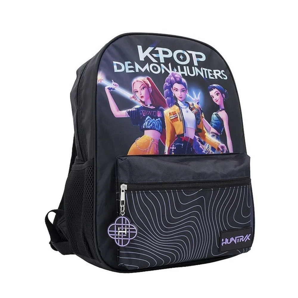 Kpop Demon Hunters Backpack Huntrix +Dangle Girls Large 16